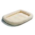 MidWest Quiet Time Pet Bed / Лежанка Мидвест Флисовая Белая