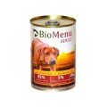BioMenu Adult Консервы для Собак Цыпленок с Ананасами Цена за упаковку 410x12