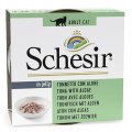 Schesir / Влажный корм Консервы Шезир для кошек Тунец морские водоросли (цена за упаковку)