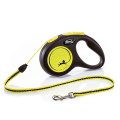 flexi New Neon M cord 5 m, for dogs up to 20 kg / Рулетка флекси для собак до 20 кг, трос 5 м