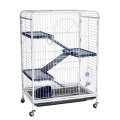 Kredo / Клетка Кредо для Шиншил на колесах выдвижной поддон 3 этажа