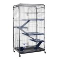 Kredo / Клетка Кредо для Шиншил на колесах выдвижной поддон 4 этажа