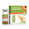 Veda Фитоэлита "Календула" / Зоогигиеническое средство Веда для глаз Лосьон