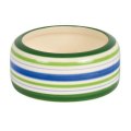 Trixie / Миска Трикси для хомяка Керамическая Зеленые полоски