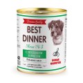 Best Dinner Premium / Консервы Бест Диннер для собак Меню №5 с Ягненком и рисом (цена за упаковку)
