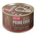 Prime Ever Cat 2A Delicacy Tuna mousse / Влажный корм Консервы Прайм Эвер для кошек мусс Тунец с Креветками (цена за упаковку)