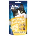 Felix Хрустящее лакомство / Лакомство Пурина Феликс для взрослых кошек с сыром Felix Хрустящее лакомство / Лакомство Пурина Феликс для взрослых кошек с сыром