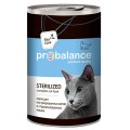 Probalance Sterilized / Влажный корм Консервы Пробаланс для Стерилизованных кошек и Кастрированных котов (цена за упаковку)