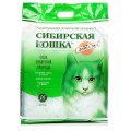 Сибирская Кошка Элита / Наполнитель для кошачьего туалета Эко Зеленые гранулы