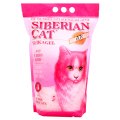Сибирская Кошка Элита / Наполнитель для кошачьего туалета для Привередливых кошек Розовые гранулы