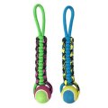 Petpark / Игрушка Петпарк для собак Плетенка с теннисным мячом и петлей