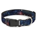 Buckle-Down / Ошейник Бакл-Даун для собак с пластиковой застёжкой Галактика мультицвет