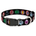 Buckle-Down / Ошейник Бакл-Даун для собак с пластиковой застёжкой Мстители мультицвет