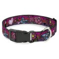 Buckle-Down / Ошейник Бакл-Даун для собак с пластиковой застёжкой Любовь розовый