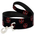 Buckle-Down / Поводок Бакл-Даун для собак Дэдпул чёрный