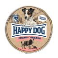 Happy Dog NaturLine / Паштет Хэппи Дог для собак Телятина с индейкой (цена за упаковку, Россия)