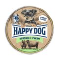 Happy Dog NaturLine / Паштет Хэппи Дог для собак Ягненок с рисом (цена за упаковку, Россия)