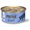 Prime Adult Tuna with surimi / Консервы Прайм для взрослых кошек Тунец с сурими в собственном соку (цена за упаковку)