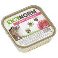 Ekonorm / Консервы Эконорм для кошек Паштет с Телятиной и сердцем (цена за упаковку)