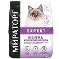 Мираторг Expert Renal / Сухой корм для взрослых кошек всех пород при заболеваниях почек Бережная забота о здоровье почек