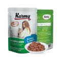 Karmy Sterilized / Влажный корм Паучи Карми для Стерилизованных кошек Лосось в соусе (цена за упаковку)