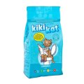 KikiKat Natural Mountain Fresh Scented / Комкующийся наполнитель Кикикэт для кошачьего туалета Бентонитовый супер-белый Горная свежесть
