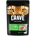 Crave Adult Cat Lamb / Беззерновые Паучи Крэйв для взрослых кошек Ягненок в соусе (цена за упаковку)
