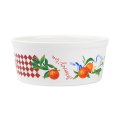 Mr.Kranch / Миска фарфоровая Мистер Кранч для собак и кошек Апельсины Белая