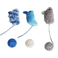 Petpark / Игрушка Петпарк для кошек Мышки и мячики с кошачьей мятой