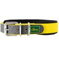 Hunter Convenience Comfort / Ошейник Хантер для собак биотановый мягкая горловина неон Желтый
