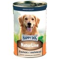 Happy Dog NaturLine / Консервы Хэппи Дог для собак Ягненок с индейкой (цена за упаковку, Россия)