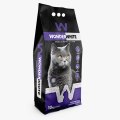 Wonder White Lavender / Комкующийся наполнитель Вандер Вайт для кошачьего туалета c ароматом Лаванды