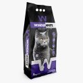 Wonder White Lavender / Комкующийся наполнитель Вандер Вайт для кошачьего туалета c ароматом Лаванды