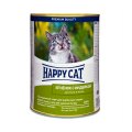 Happy Cat / Консервы Хэппи Кэт для кошек кусочки в Желе Ягненок и Индейка (цена за упаковку)