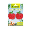 Bambini Pets / Игрушка Бамбини Петс для Грызунов Яблочки из люфы Bambini Pets / Игрушка Бамбини Петс для Грызунов Яблочки из люфы