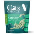 Cats Choice / Растительный комкующийся наполнитель Тофу Кэт Чойс для кошачьего туалета с ароматом Зеленый чай
