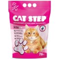 Cat Step Arctic Pink / Силикагелевый наполнитель Кэт Степ для кошачьего туалета с Розовыми гранулами