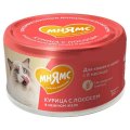 Мнямс Влажный корм для кошек и котят старше 6 месяцев Курица с лососем в нежном желе (цена за упаковку)