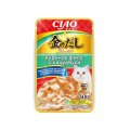 Inaba Ciao Kinnodashi / Паучи Инаба для кошек Куриное филе с кацуобуси (цена за упаковку)