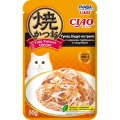 Inaba Ciao Yaki Katsuo Dinner / Паучи Инаба для кошек Тунец Кацуо на гриле с морским гребешком и кацуобуси (цена за упаковку)