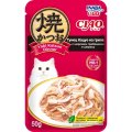 Inaba Ciao Yaki Katsuo Dinner / Паучи Инаба для кошек Тунец Кацуо на гриле с морским гребешком и ширасу (цена за упаковку)