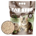 Cat Step Wood Original / Комкующийся растительный наполнитель Кэт Степ для кошачьего туалета Древесный