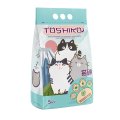 Toshiko / Комкующийся наполнитель Тошико для кошачьего туалета Бентонитовый без запаха