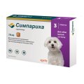Zoetis Simparika / Жевательные таблетки Симпарика для собак весом от 2,6 до 5 кг