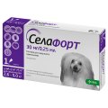 Krka Селафорт Капли на холку для собак весом от 2,6 до 5 кг от Внешних и внутренних паразитов