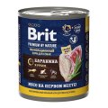 Brit Premium by Nature / Консервы Брит для собак всех пород Баранина и рубец (цена за упаковку) Новинка