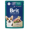 Brit Premium All Breeds / Паучи Брит Премиум для взрослых собак всех пород Утка в соусе (цена за упаковку)
