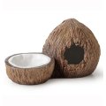 Hagen Exo Terra Coconut Hide & Water Dish / Поилка Хаген с укрытием Кокос