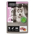 Darsi Puppy / Паучи Дарси для Щенков всех пород Телятина с морковью кусочки в соусе (цена за упаковку)