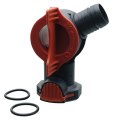 Fluval AquaStop FX4/FX5/FX6 / Кран Флювал для фильтра с 2 уплотнительными кольцами